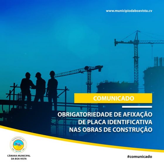 𝗖𝗢𝗠𝗨𝗡𝗜𝗖𝗔𝗗𝗢 | 𝗢𝗕𝗥𝗜𝗚𝗔𝗧𝗢𝗥𝗜𝗘𝗗𝗔𝗗𝗘 𝗗𝗘 𝗔𝗙𝗜𝗫𝗔ÇÃ𝗢 𝗗𝗘 𝗣𝗟𝗔𝗖𝗔 𝗜𝗗𝗘𝗡𝗧𝗜𝗙𝗜𝗖𝗔𝗧𝗜𝗩𝗔 𝗡𝗔𝗦 𝗢𝗕𝗥𝗔𝗦 𝗗𝗘 𝗖𝗢…