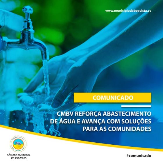 𝗖𝗠𝗕𝗩 𝗥𝗘𝗙𝗢𝗥Ç𝗔 𝗔𝗕𝗔𝗦𝗧𝗘𝗖𝗜𝗠𝗘𝗡𝗧𝗢 𝗗𝗘 Á𝗚𝗨𝗔 𝗘 𝗔𝗩𝗔𝗡Ç𝗔 𝗖𝗢𝗠 𝗦𝗢𝗟𝗨ÇÕ𝗘𝗦 𝗣𝗔𝗥𝗔 𝗔𝗦 𝗖𝗢𝗠𝗨𝗡𝗜𝗗𝗔𝗗𝗘𝗦