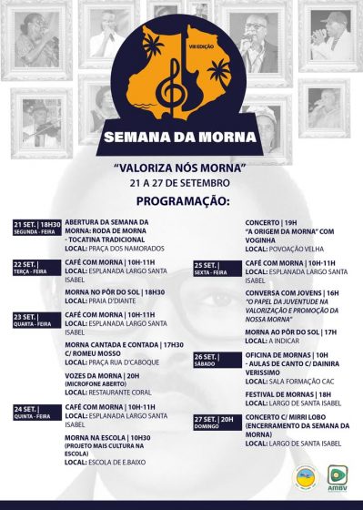VIII SEMANA DA MORNA | 21 A 27 DE SETEMBRO